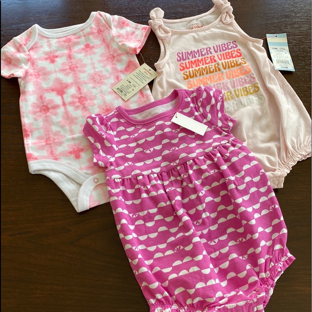 NWT Cat & Jack coordinating outfits